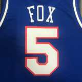 2021/22 KINGS FOX #5 Blue NBA Jerseys