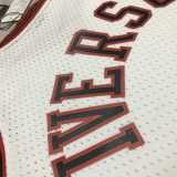 1998/99 76ERS IVERSON #3 White NBA Jerseys