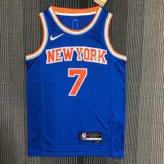 2022/23 KNICKS ANTHONY #7 Blue NBA Jerseys