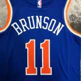 2022/23 KNICKS BRUNSON #11 Blue NBA Jerseys