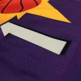 2022/23 SUNS BOOKER #1 Purple NBA Jerseys