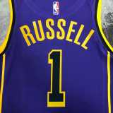2022/23 LAKERS RUSSELL #1 Purple NBA Jerseys