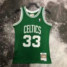 1986/87 CELTICS BIRO #33 Green NBA Jerseys