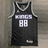 2022/23 KINGS QUETA #88 Black NBA Jerseys