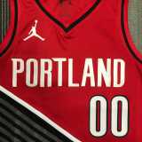 2021/22 TRAIL BLAZERS ANTHONY #00 Red NBA Jerseys