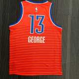 2021/22 THUNDER GEORGE #13 NBA Jerseys