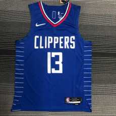 2022/23 CLIPPERS GEORGE #13 Blue Player NBA Jerseys