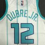 2022/23 HORNETS DUBRE JR. #12 White NBA Jerseys