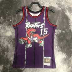 1999/00 RAPTORS CARTER #15 Purple NBA Jerseys