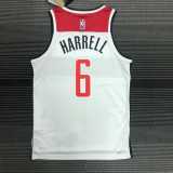 2022/23 WIZARDS HARRELL #6 White NBA Jerseys