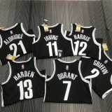2022/23 NETS ALDRIDGE #21 Black NBA Jerseys