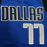 2021/22 MAVERICKS DONCIC #77 Blue NBA Jerseys
