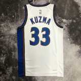 2022/23 WIZARDS KUZMA #33 White NBA Jerseys