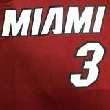 2022/23 HEAT MADE #3 Dark red NBA Jerseys