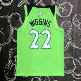 2022/23 TIMBERWOLVES WIGGINS #22 Green NBA Jerseys