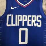 2022/23 CLIPPERS WESTBROOK #0 Blue NBA Jerseys