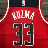 2022/23 WIZARDS KUZMA #33 Red NBA Jerseys
