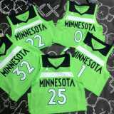 2022/23 TIMBERWOLVES EDWARDS #1 Green NBA Jerseys