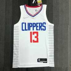 2022/23 CLIPPERS GEORGE #13 White NBA Jerseys