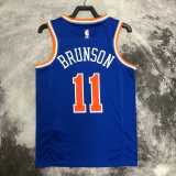 2022/23 KNICKS BRUNSON #11 Blue NBA Jerseys