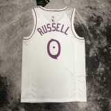 2022/23 TIMBERWOLVES RUSSELL #0 White NBA Jerseys