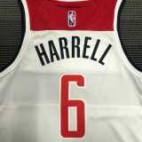 2022/23 WIZARDS HARRELL #6 White NBA Jerseys