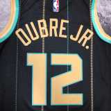 2022/23 HORNETS DUBRE JR. #12 Black NBA Jerseys