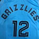 2022/23 GRIZZLIES MORANT #12 Blue Player NBA Jerseys