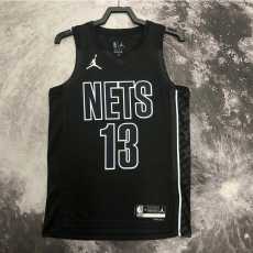 2022/23 NETS HARDEN #13 Black NBA Jerseys