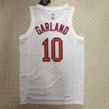 2022/23 CAVALIRERS GARLAND #10 White NBA Jerseys