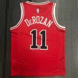 2021/22 BULLS DEROZAN #11 Red NBA Jerseys