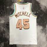 2022/23 CAVALIRERS MITHCELL #45 White NBA Jerseys