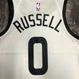 2022/23 TIMBERWOLVES RUSSELL #0 White NBA Jerseys