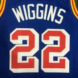 2022/23 WARRIORS WIGGINS #22 Blue NBA Jerseys