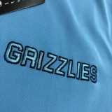 2022 GRIZZLIES Player G1 Azure Hoodie Jacket