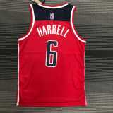 2022/23 WIZARDS HARRELL #6 Red NBA Jerseys