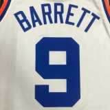 2022/23 KNICKS BARRETT #9 White NBA Jerseys