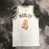 2022/23 CAVALIRERS MOBLEY #4 White NBA Jerseys