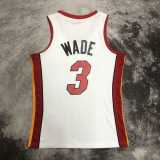 2005/06 HEAT WADE #3 White NBA Jerseys