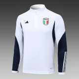 2023 Italy White Half Pull Tracksuit
