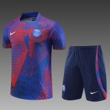 2023/24 PSG Blue Training Shorts Suit