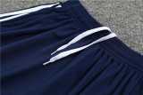 2023 Italy Dark Blue Training Shorts Suit