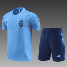 2023 Argentina Azure Training Shorts Suit