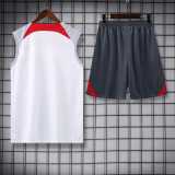 2023/24 LIV White Training Shorts Suit