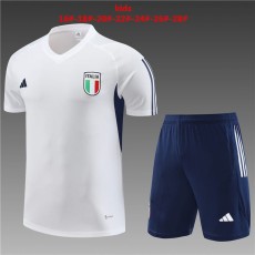 2023 Italy White Kids Tracksuit