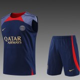 2023/24 PSG Dark Blue Training Shorts Suit