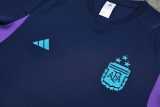 2023 Argentina Dark Blue Training Shorts Suit