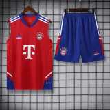 2023/24 Bayern Red Training Shorts Suit