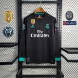 2017/18 R MAD Away Fans Long Sleeve Soccer jersey