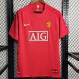 2007/08 Man Utd Home Retro Soccer jersey